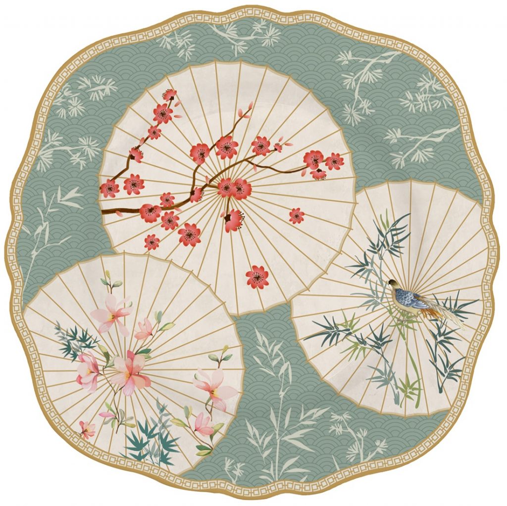 Porcelánový dezertní talířek Oriental Dreams