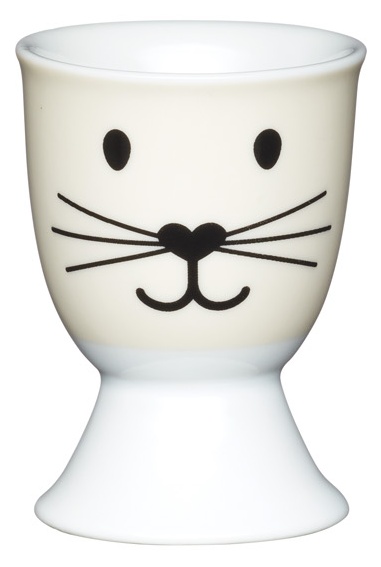 Porcelánový kalíšek na vajíčko Cat Face