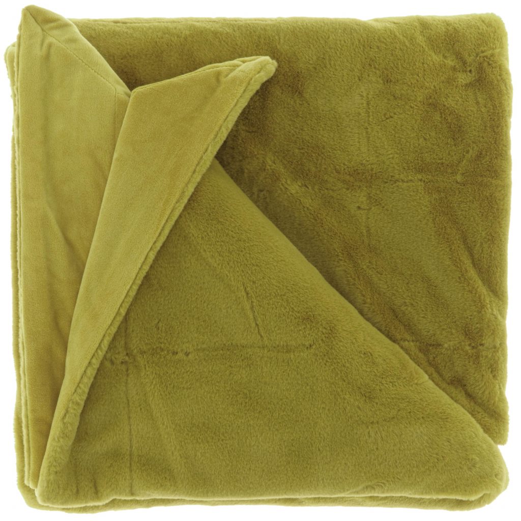 Heboučká deka Klaas ve světle zelené
