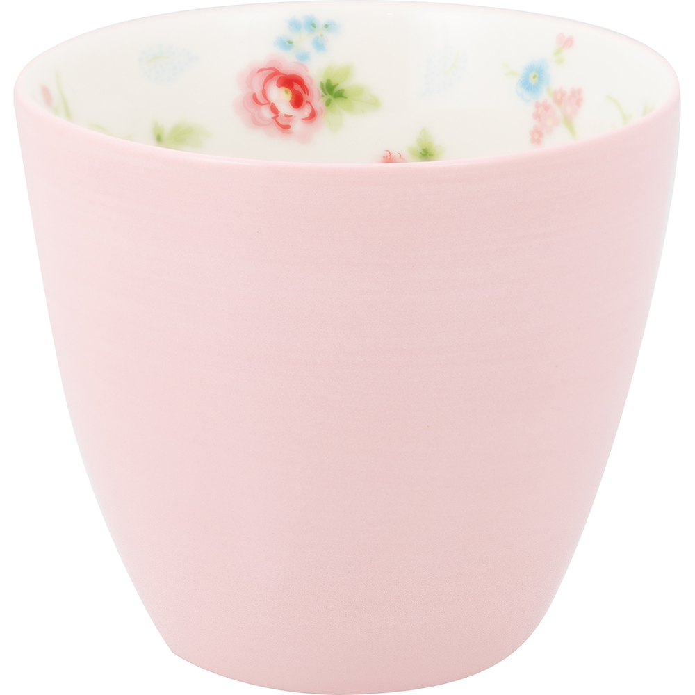 Porcelánový hrnek na latté Alma růžový