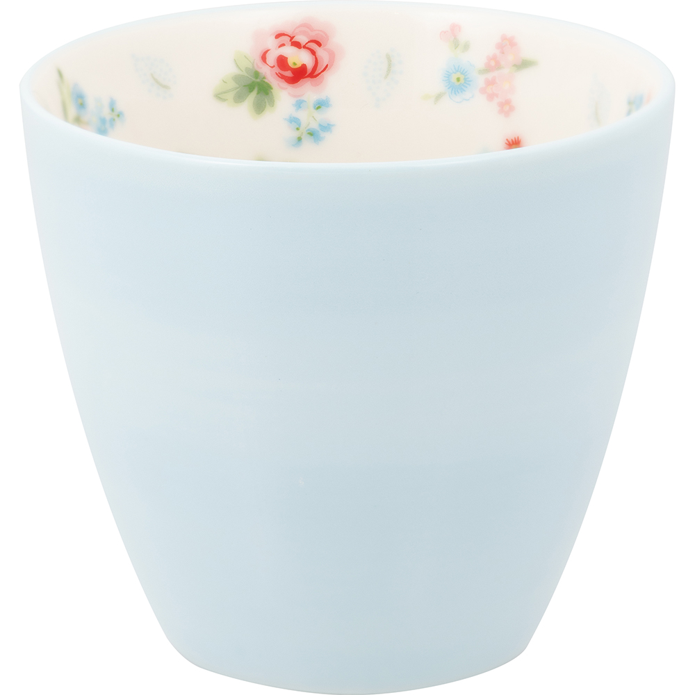 Porcelánový hrnek na latté Alma modrý