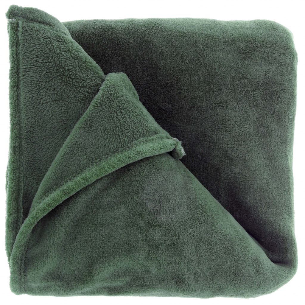 Heboučká hřejivá deka Bailey ve vavřínově zelené