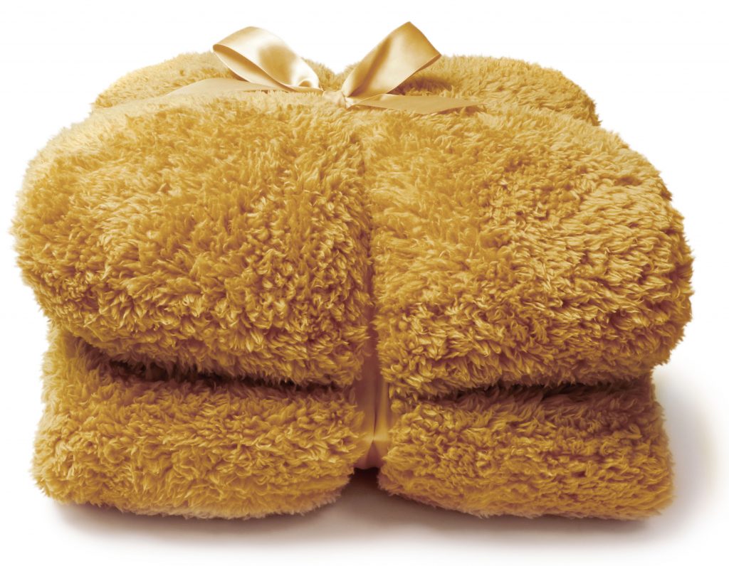 Heboučká deka Teddy medová