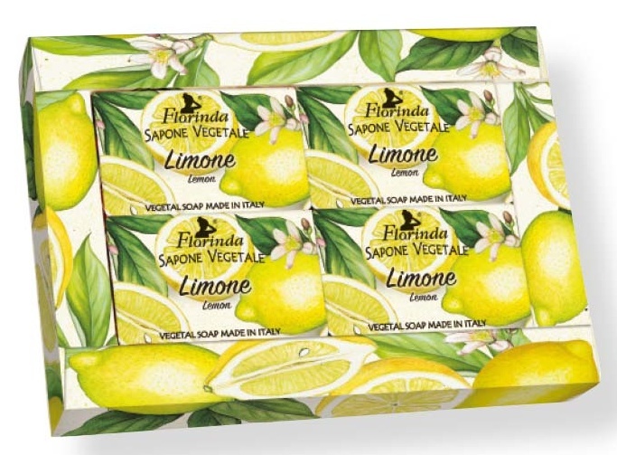 Dárkové balení čtyř mýdel 50 g Limone